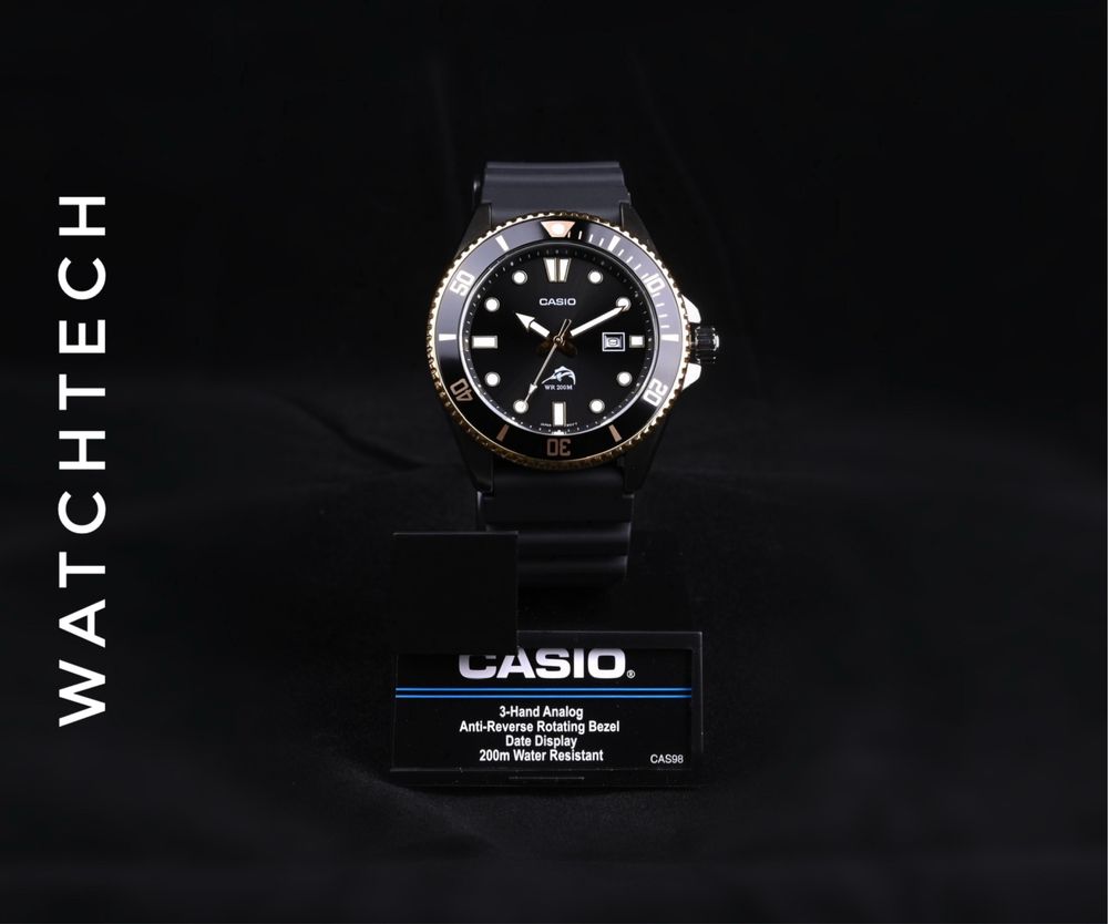 Годинник наручний Casio Duro MDV-106G-1A новий оригінал diver mdv-107