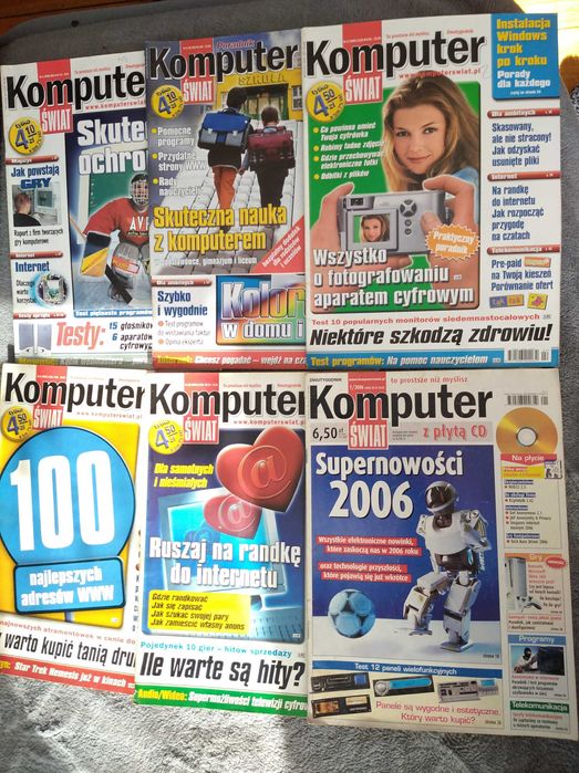 Czasopisma Komputer 2003 8 szt