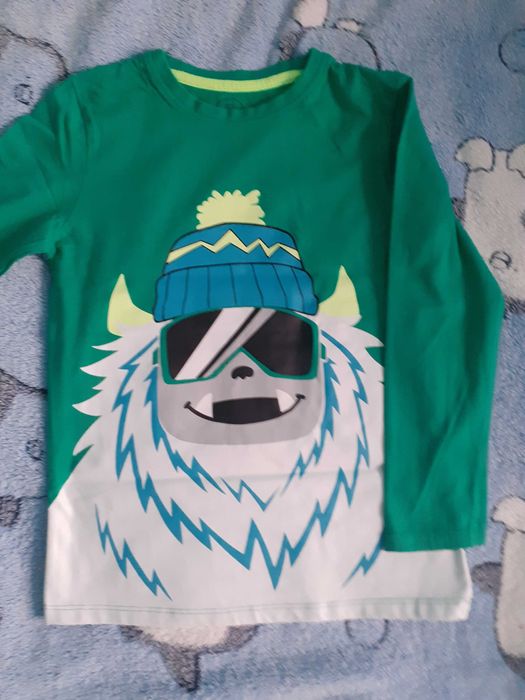 Koszulka z długim rękawem, t-shirt, stan idealny, rozm. 122