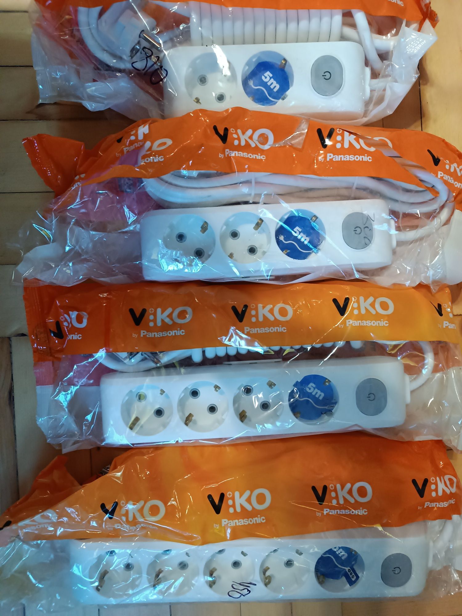 Удленнитель Якісний подовжувач із заземленням VIKO Multi-le на 2м,3м,5
