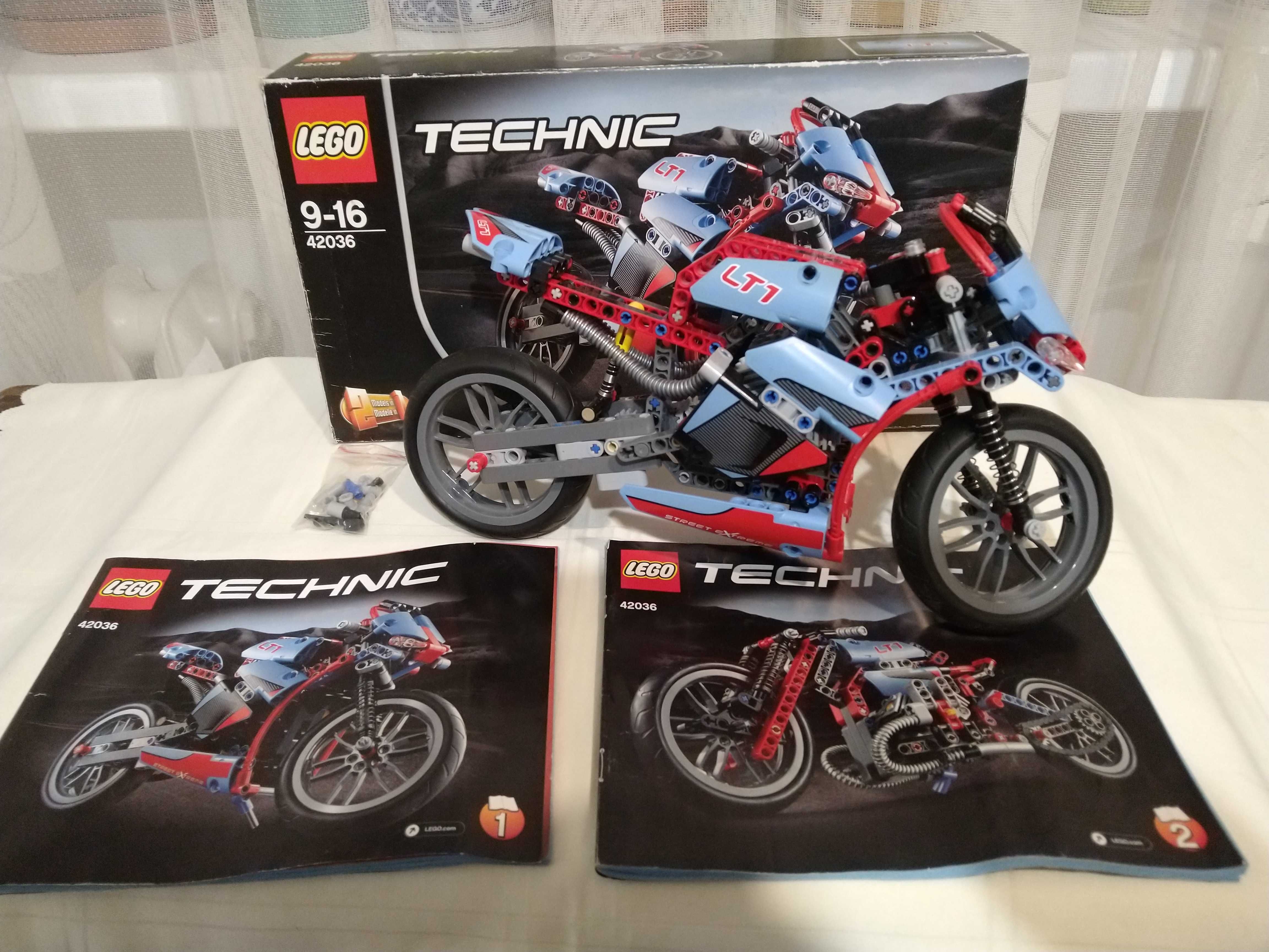 Lego technic 42036 motocykl miejski