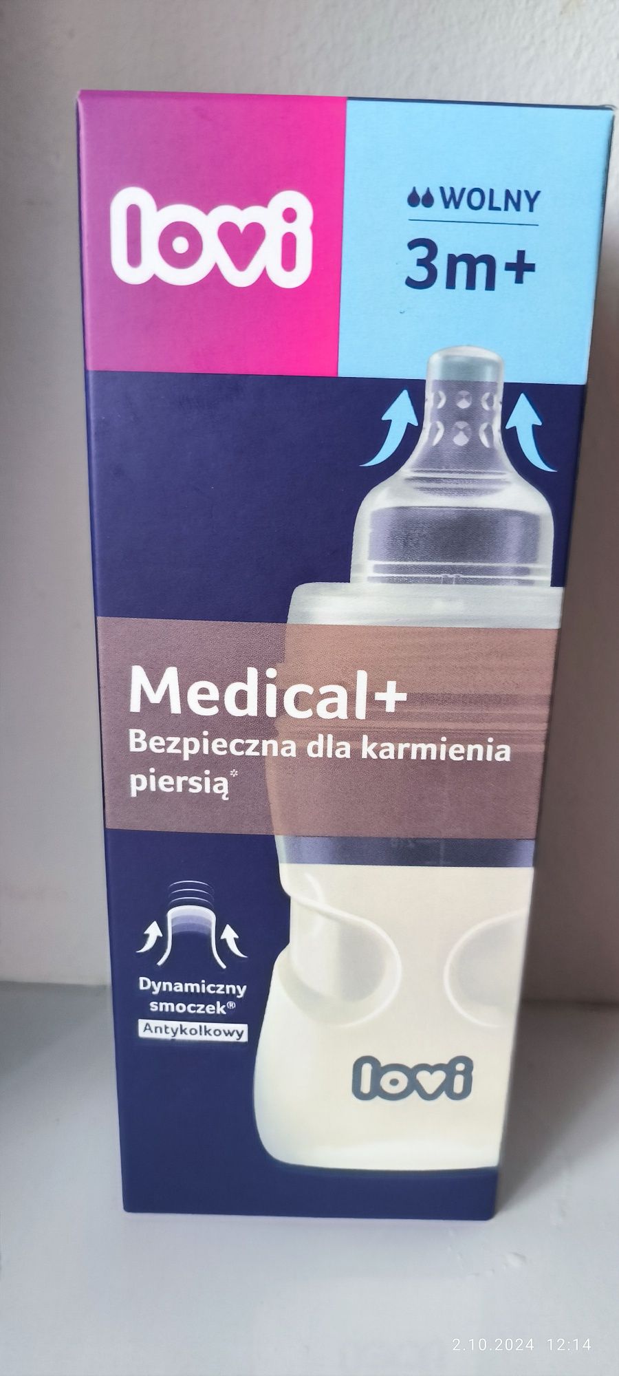 Nowa butelka Lovi 3m+