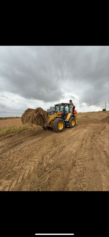Usługi koparko-ładowarką CAT 444 – wszystkie prace ziemne,wyburzenia