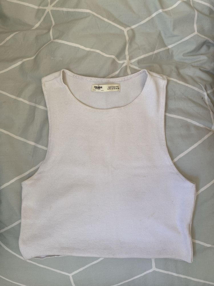 Crop top branco