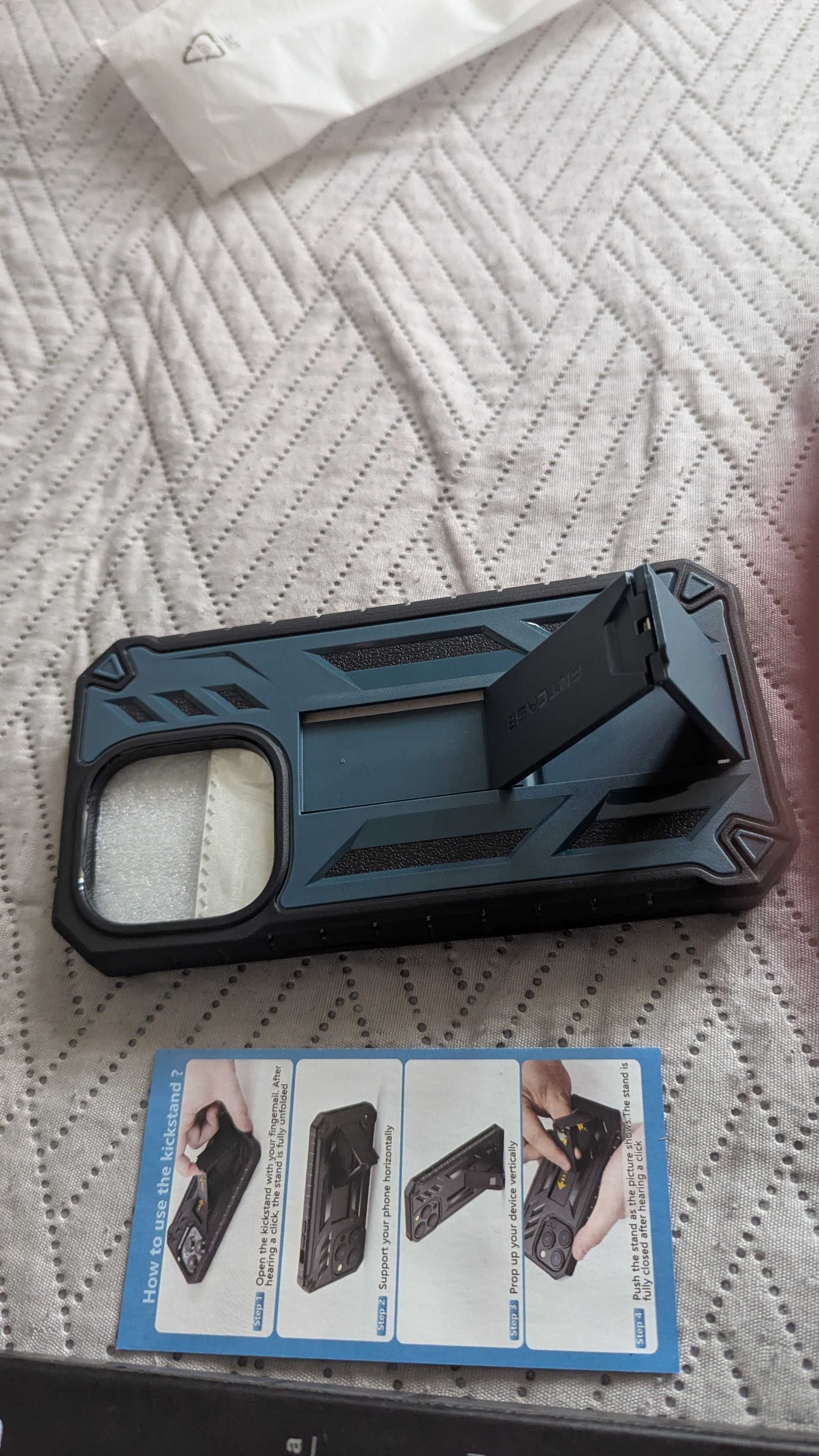 Plecki FNTCASE do Apple IPHONE 13 14 PRO zielony etui case