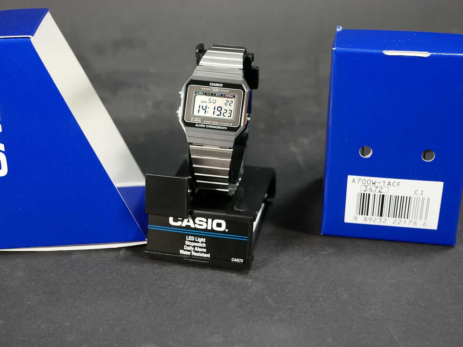 Часы Casio A700W-1ACF Classic Slim. Новые с коробкой.