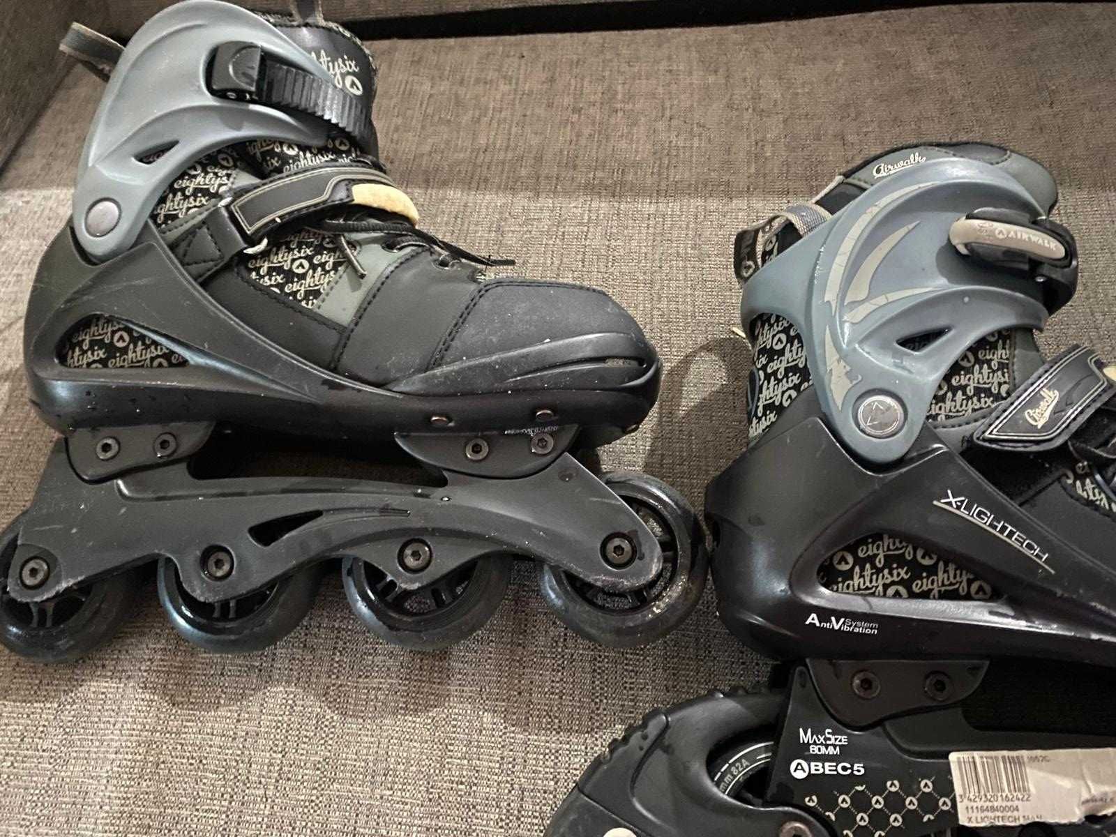 Patins em Linha x- lightech abec 5  42 (COMO NOVOS)