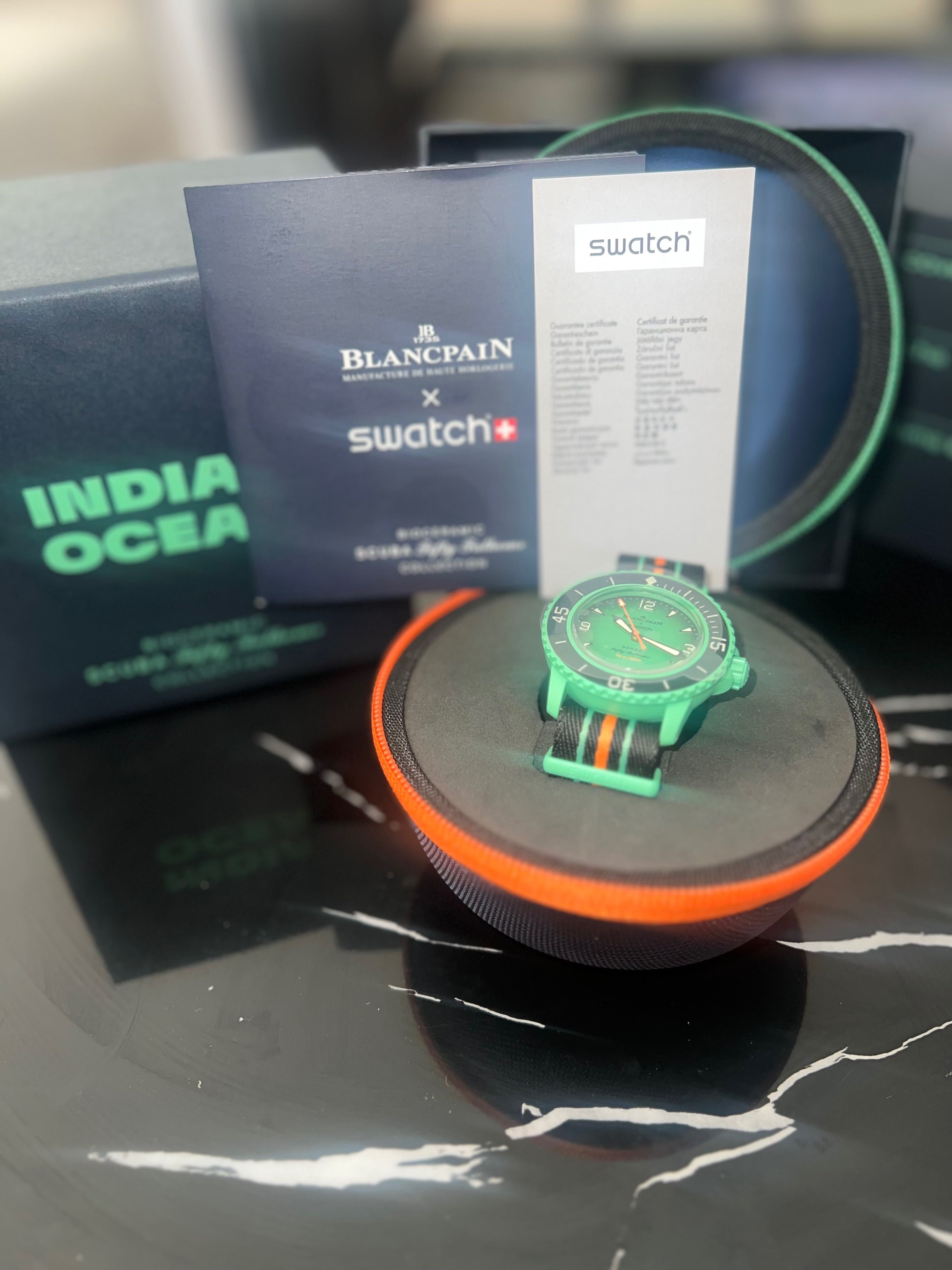 Swatch x Blanc pain scuba Indian ocean