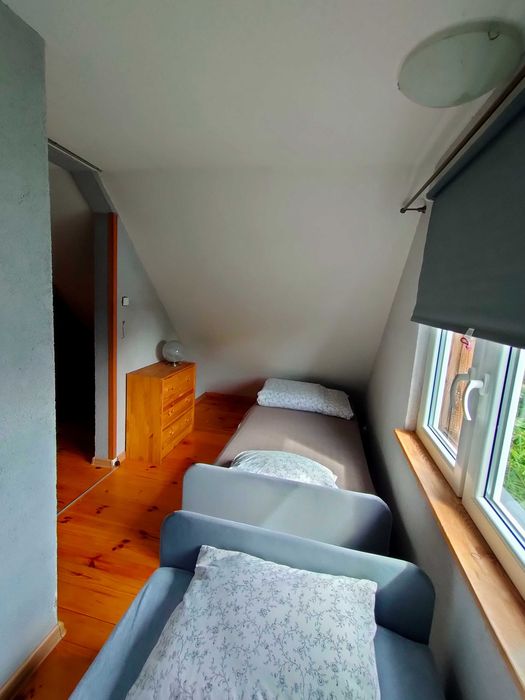 Domek z kominkiem nad morzem z sauną balia jacuzzi Słajszewo