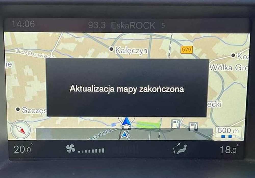 Mapa VOLVO 2025 Sensus S60 S80 V40 V60 V70 XC60 XC70 Europa na USB