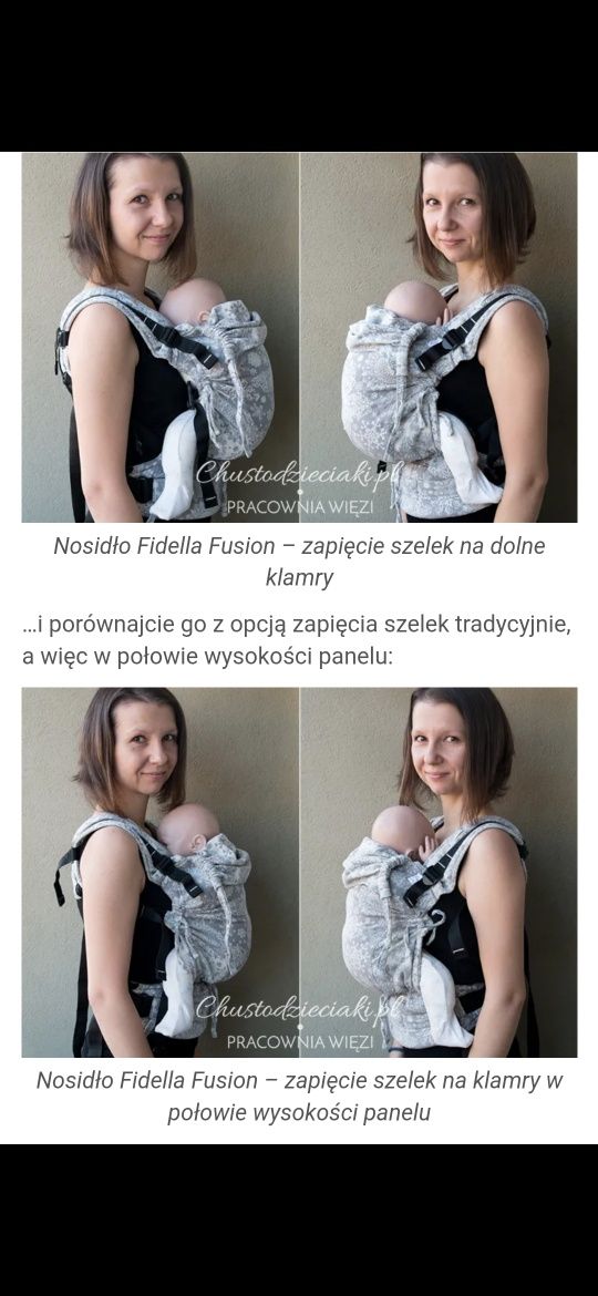 Nosidło ergonomiczne Fidella Fusion
