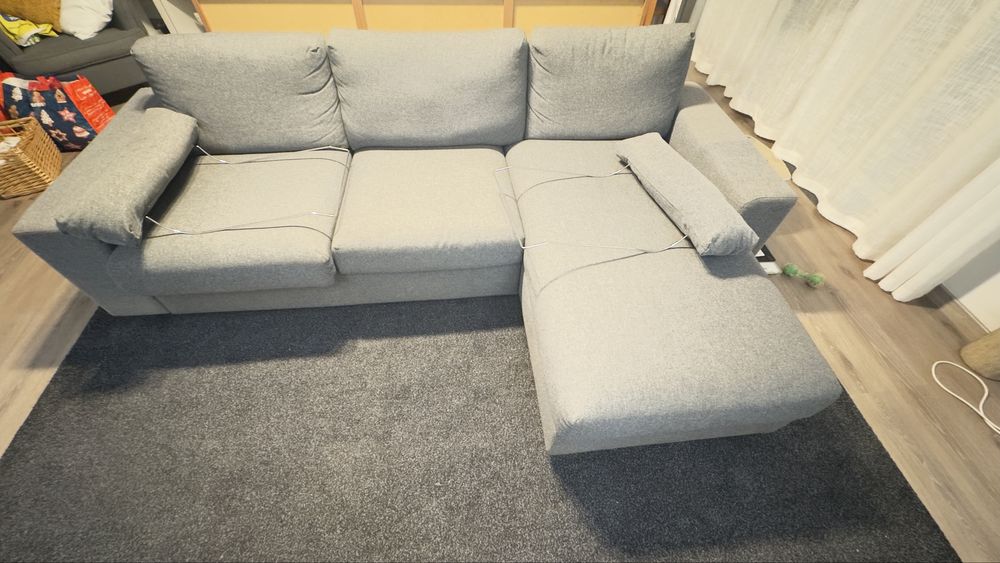 Sofa IKEA VIMLE 3 lugares com chaise lougue.