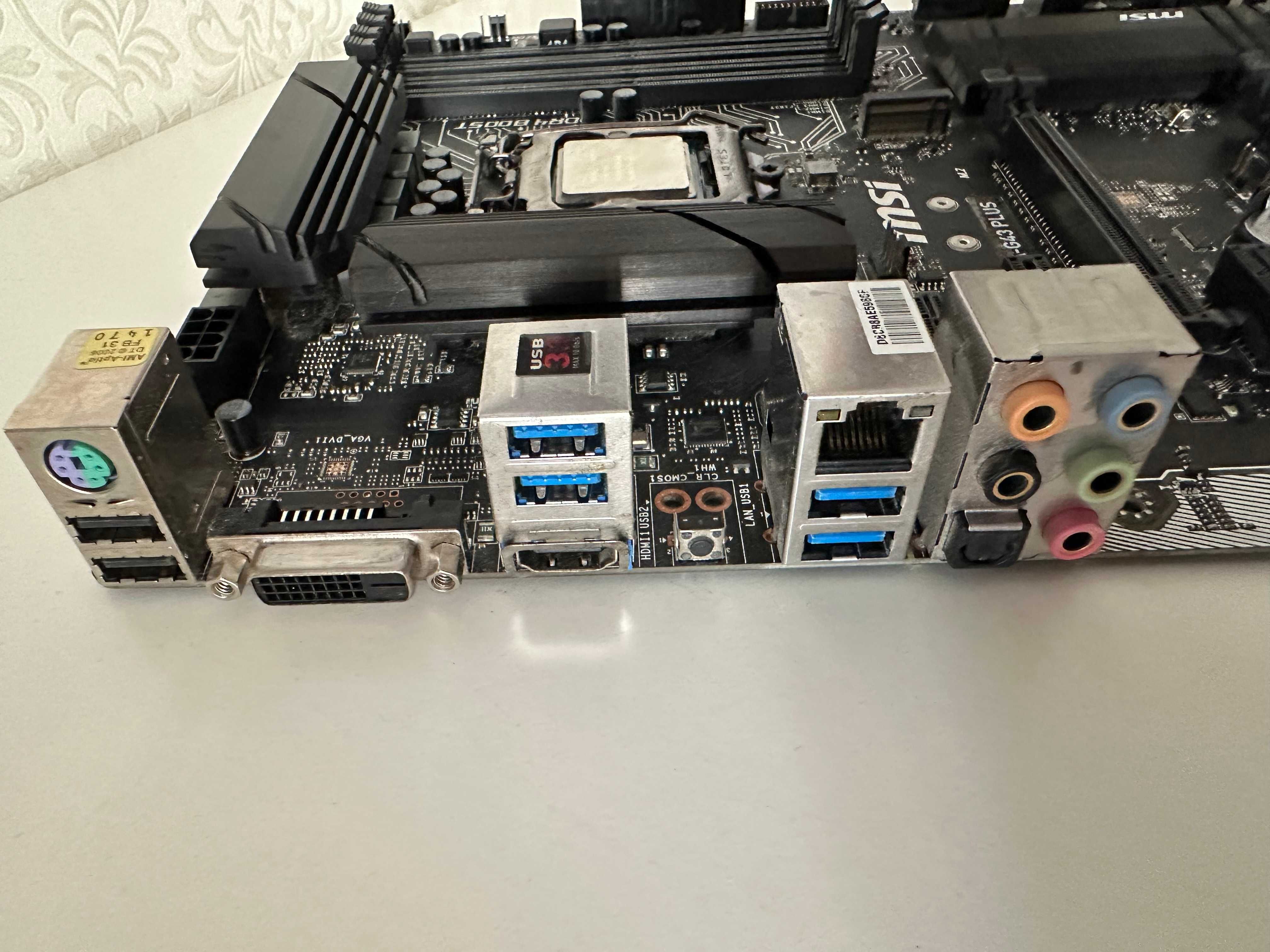 Комплект MSI Z170A-G43 Plus + i7 6700K