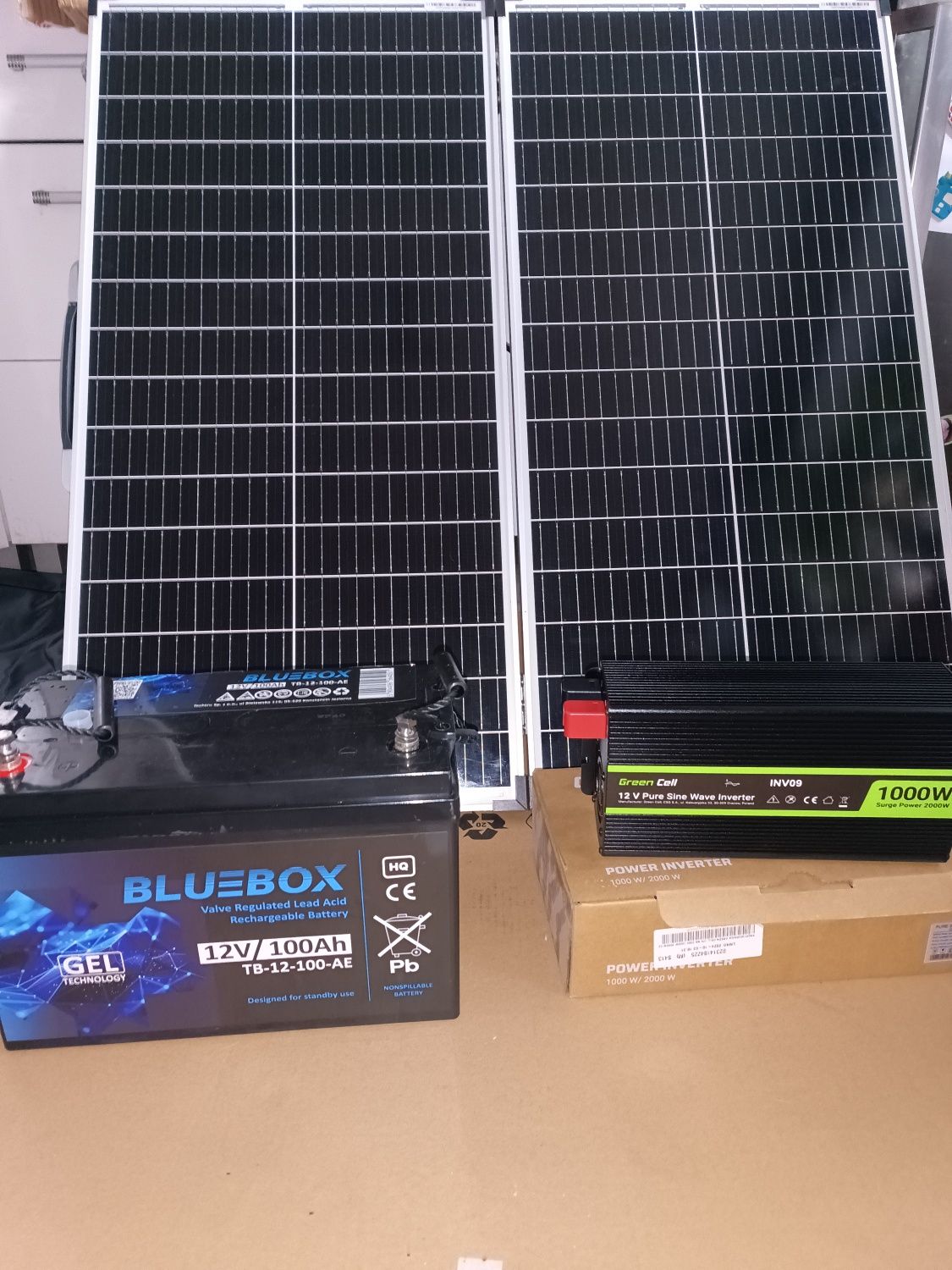 Solarna elektrownia 1200Wh zasilanie awaryjne -Promocja .