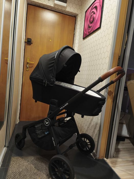 Wózek głęboko-spacerowy+ fotelik z bazą ISOFIX