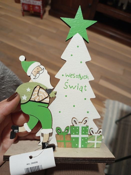 Drewniane dekoracje świąteczne