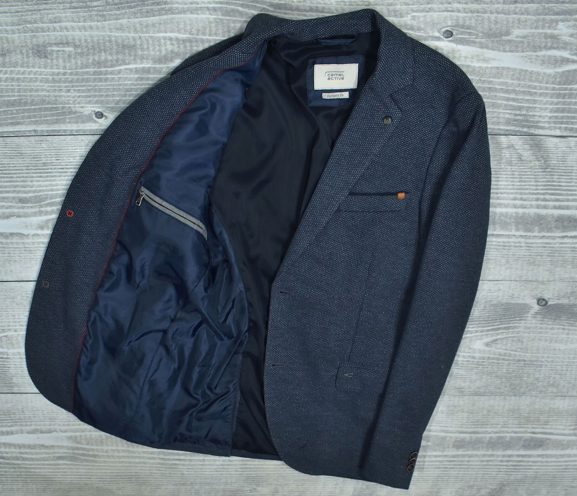 Camel Active Lekka Casualowa Marynarka Męska Modern Fit 24 M