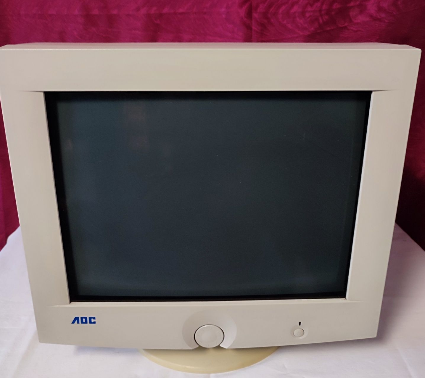 Retro komputer monitor CRT kineskopowy