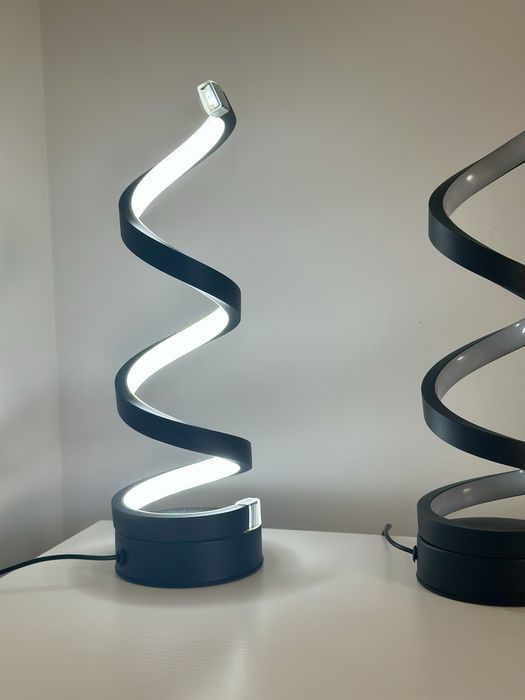 Lampki LED Spiralne USB Nocne z Regulacją - dwie w cenie jednej!
