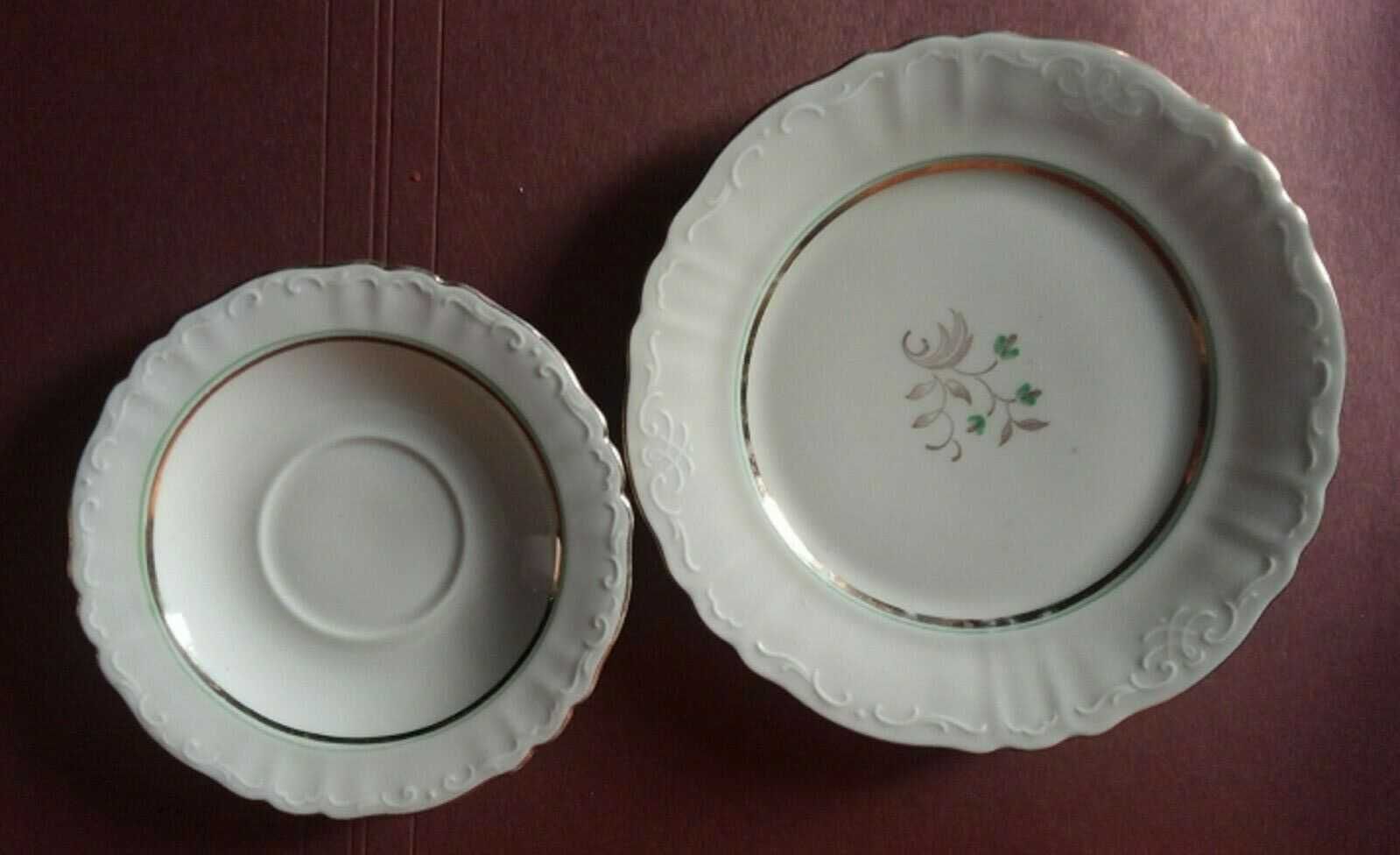 Retro Rorstrand Sverige Talerze Porcelana_8 sztuk_ok.1940r