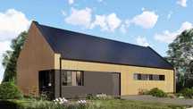 Dom szkieletowy proj. hauswerk Carina 112m2 st. surowy zamknięty