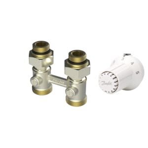 Zestaw Termostatyczny GŁOWICA + ZAWÓR RLV-KB 1/2" & 3/4" PROST DANFOSS