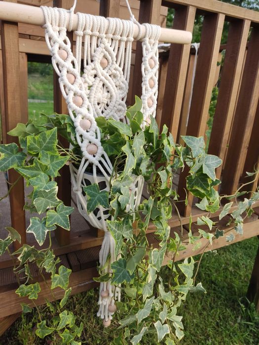 Kwietnik z stylu Boho