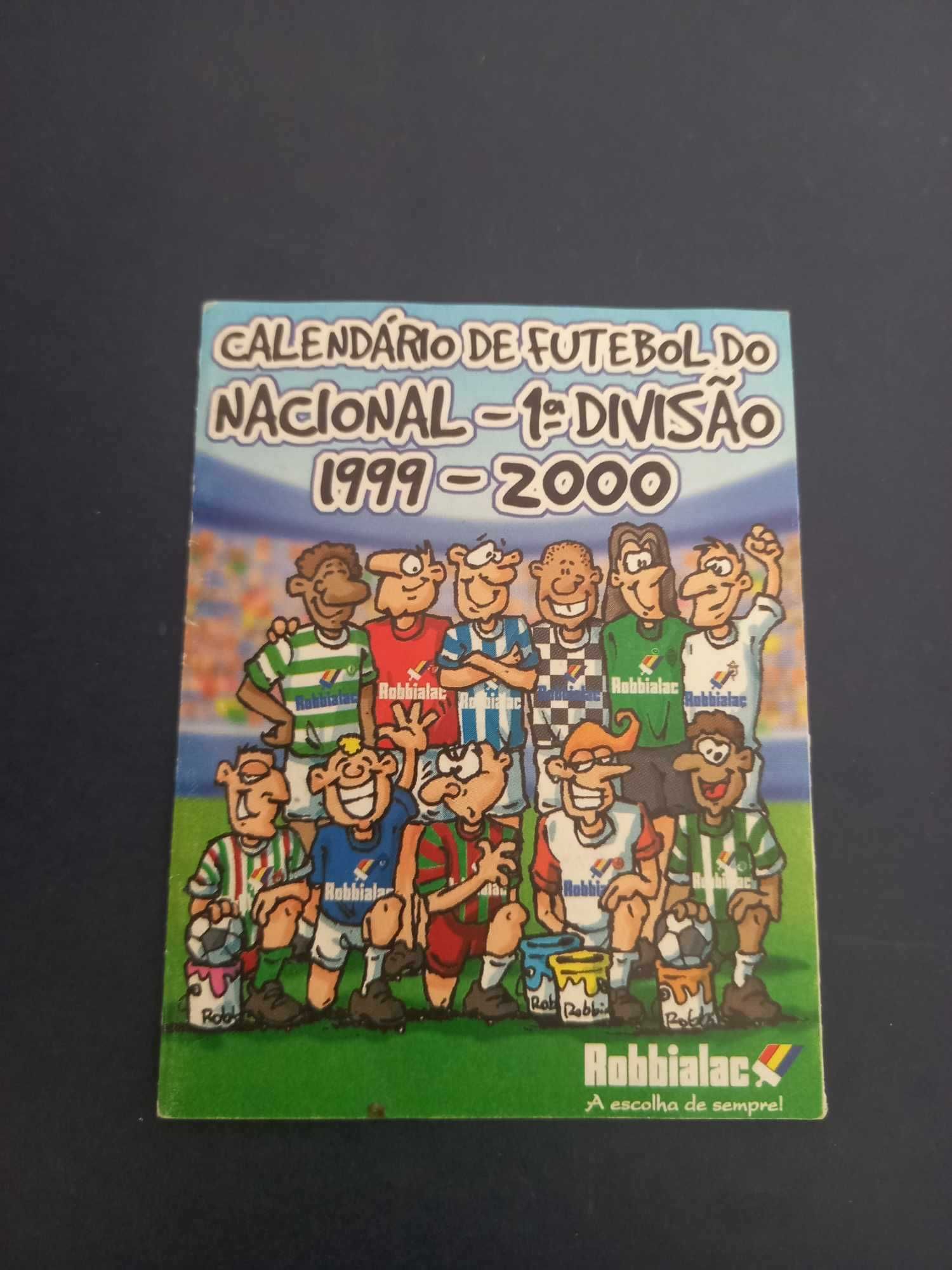 Artigo de coleção-Calendário futebol (Época 99/00)