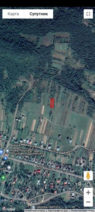 Земельна ділянка с. Нижня Стинава