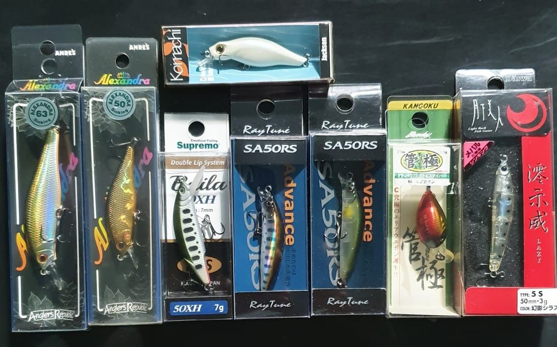Jackall. Rapala. Yo-zuri. Salmo