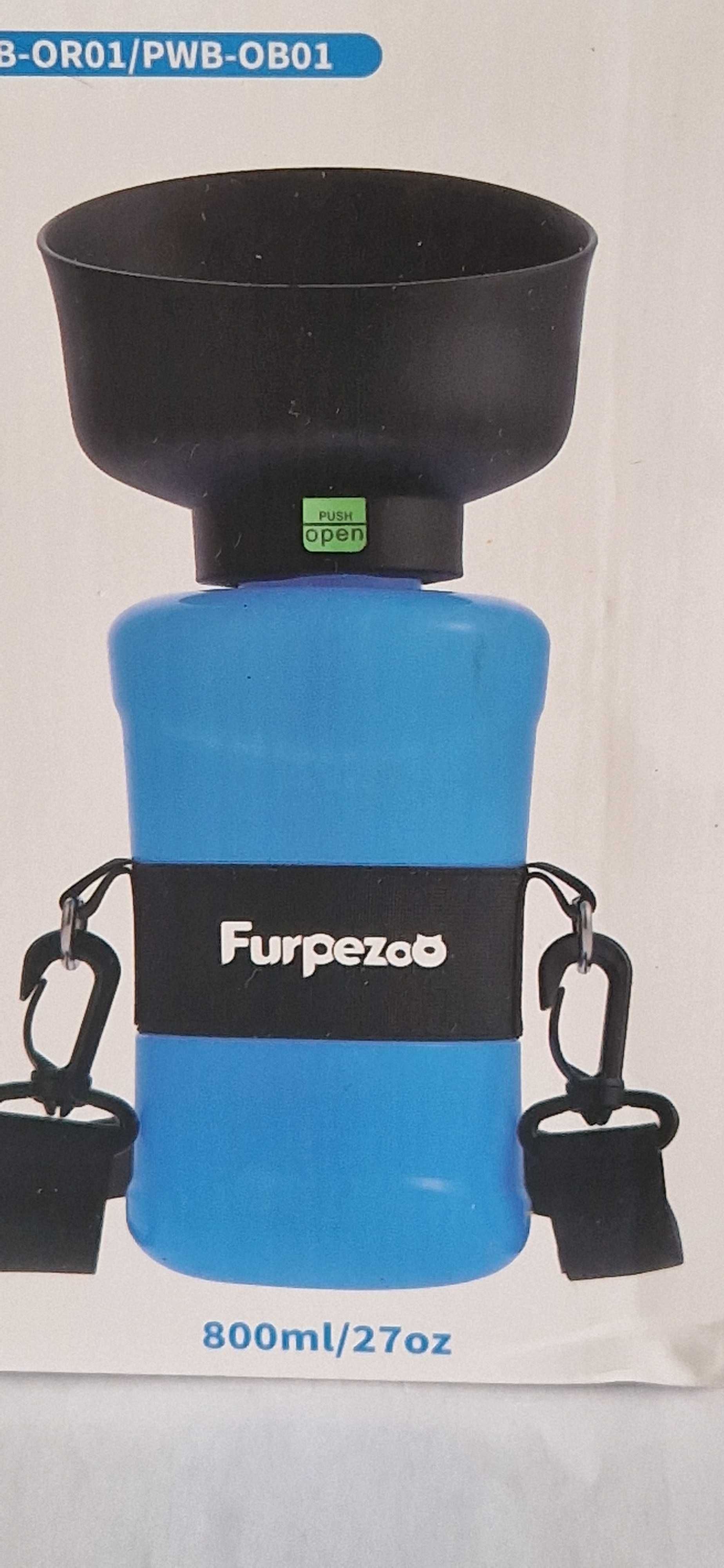 Butelka na wodę dla psa Furpezoo, 800 ml, nowa