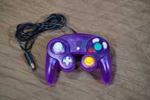 Геймпад для Nintendo Gamecube (прозорий фіолетового кольору)