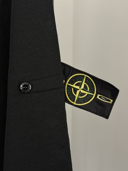Світшот stone island чорна кофта стон айленд