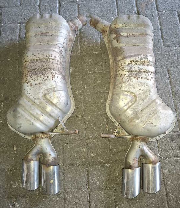 tłumik końcowy wydech przelot Volkswagen Passat b5 3b W8 4,0 275ps