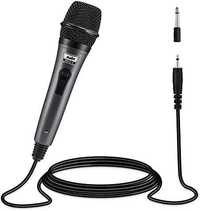 Moukey Mikrofon dynamiczny, domowy mikrofon do karaoke