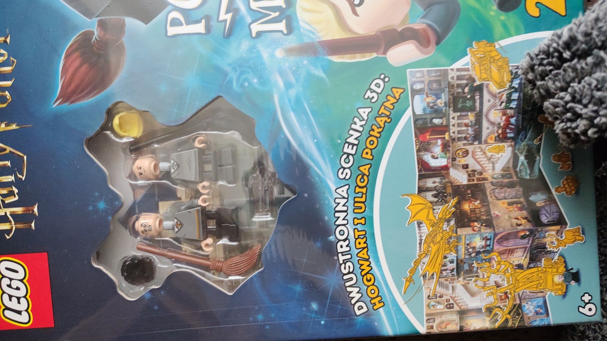 Harry Potter książki Lego. Potter kontra Malfoy figurki+książki