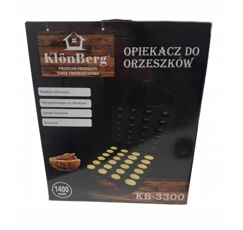 OPIEKACZ DO ORZESZKÓW ciastek forma 24szt elektryczny moc 1400W czarny