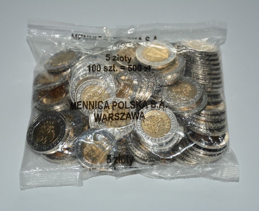 5 zł - Brama Żuraw w Gdańsku - 2021 - worek menniczy