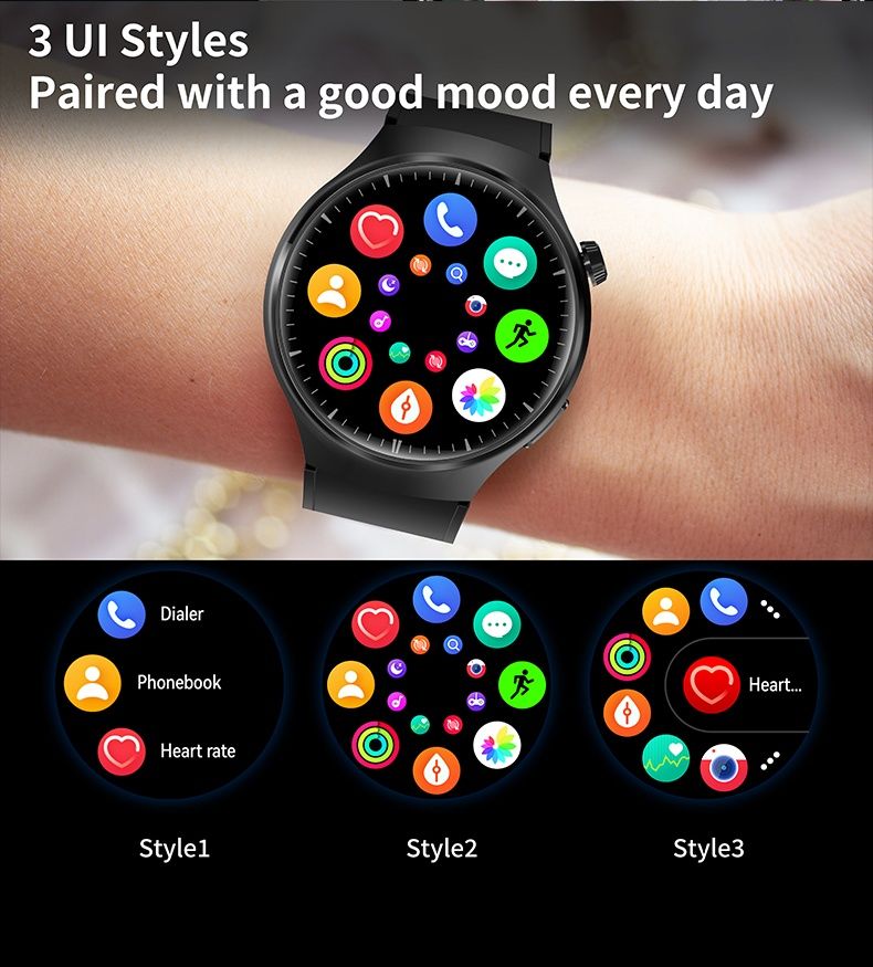 Smart watch GT 4 PRO, смарт часы, Bluetooth. Пульсомер, IP68. розумний