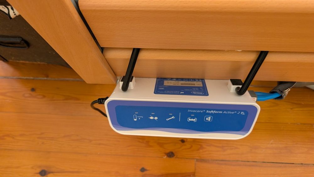 Cama articulada, colchão e compressor (opc)