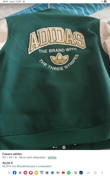 Casaco adidas original