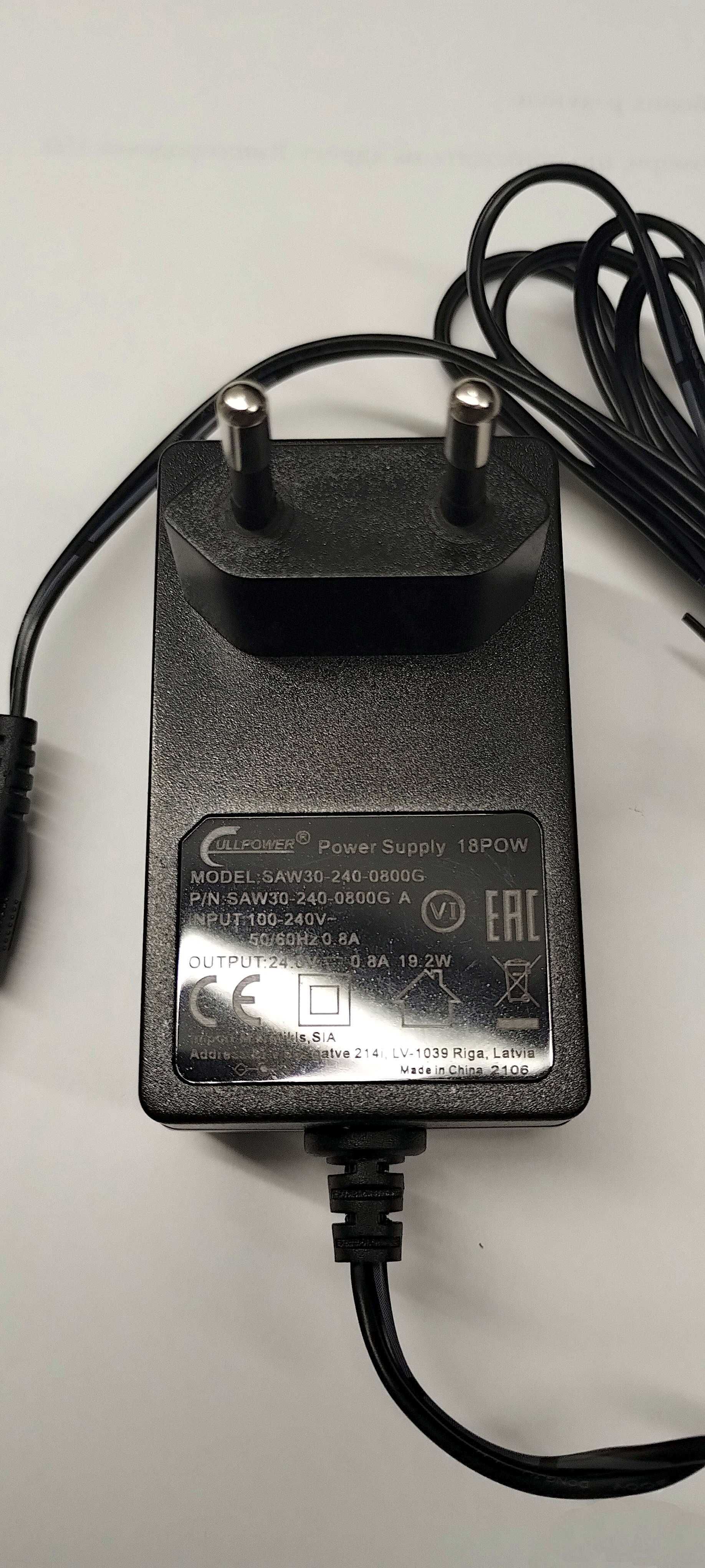 Блок живлення новий Mikrotik 24В 0,8А 18POW