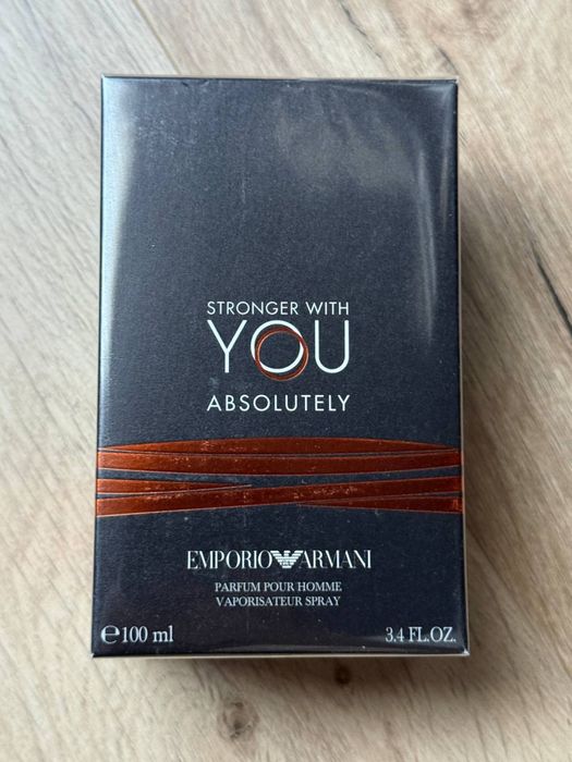 Absolutely Оригінал 100ml stronger with you армані чоловічі armani топ