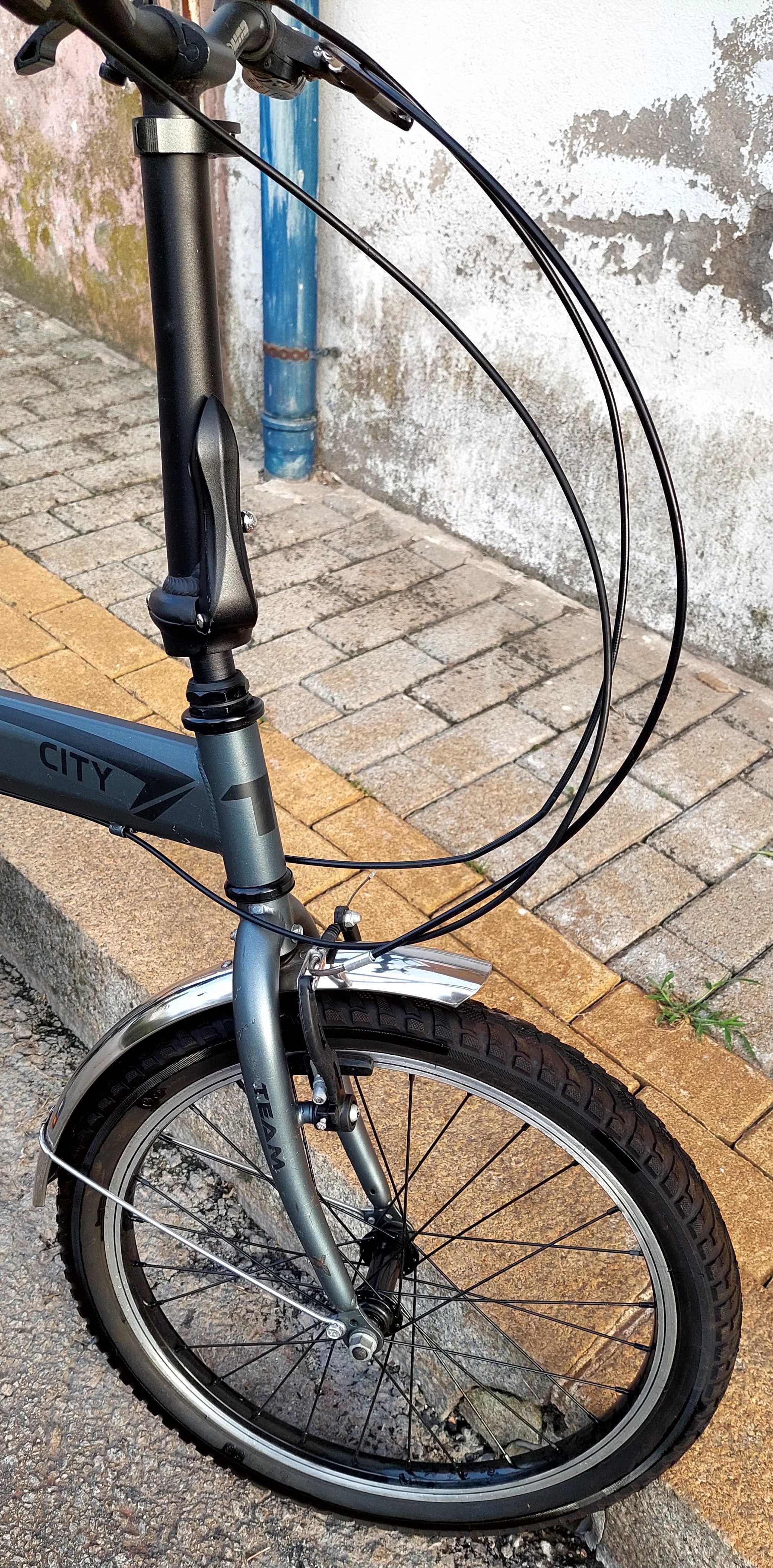bicicleta dobrável roda 20