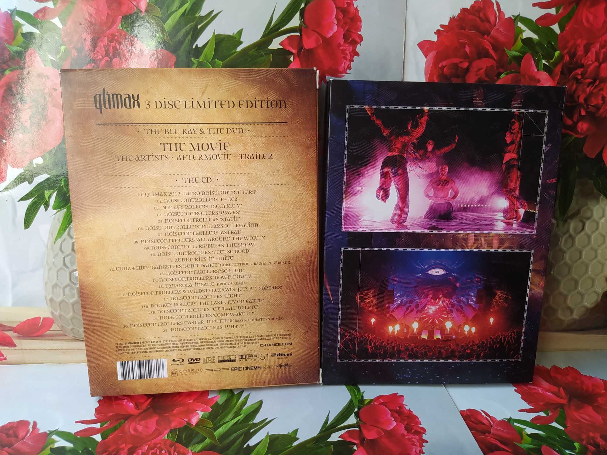 Qlimax Immortal Essence CD + DVD + BLU-RAY ! Stan BDB !