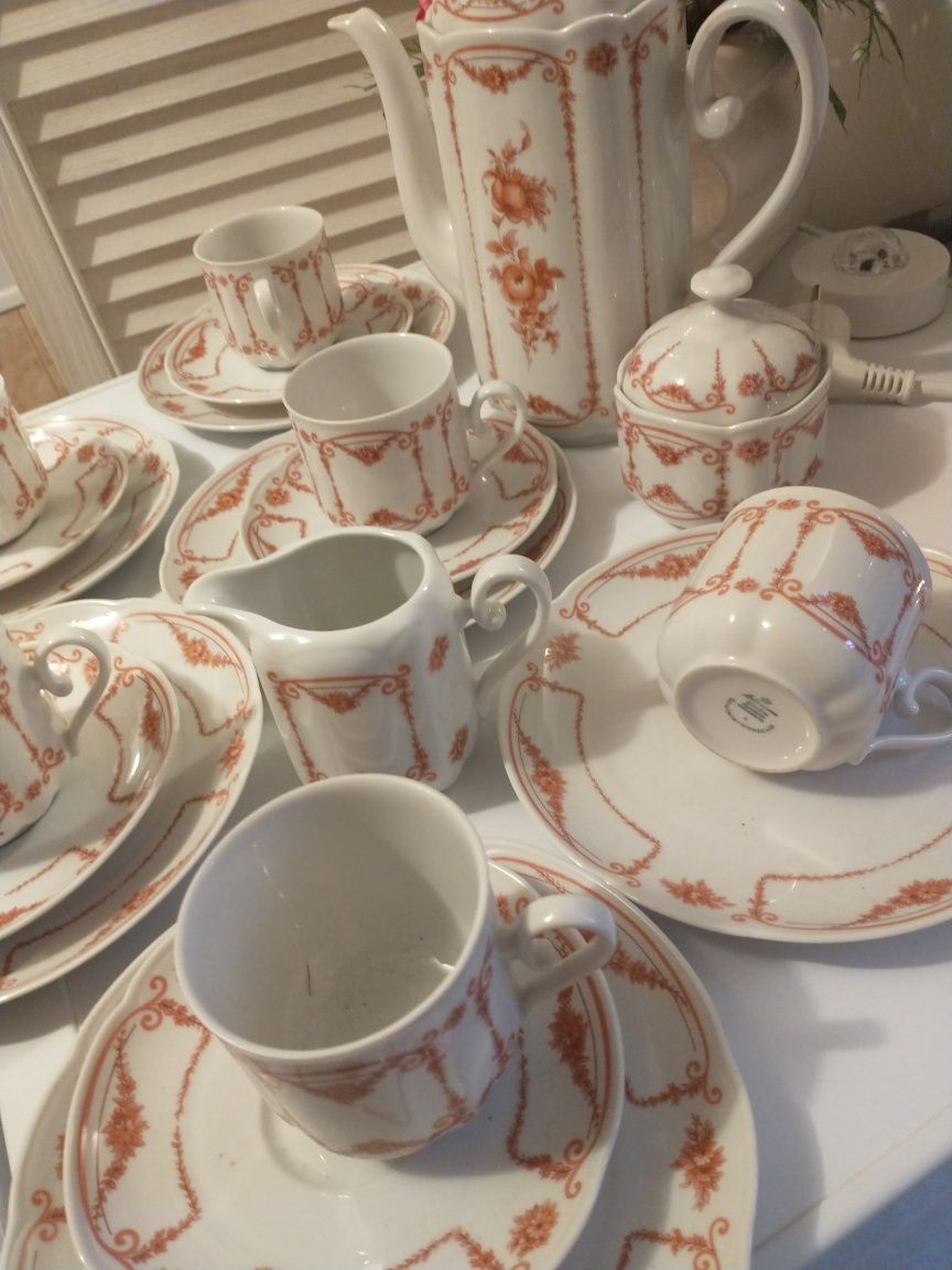 Seltmann serwis porcelany w girlandy kwiatów, rzadkość