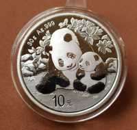 Китайская Панда 2024. Инвестиционная монета. Серебро 999