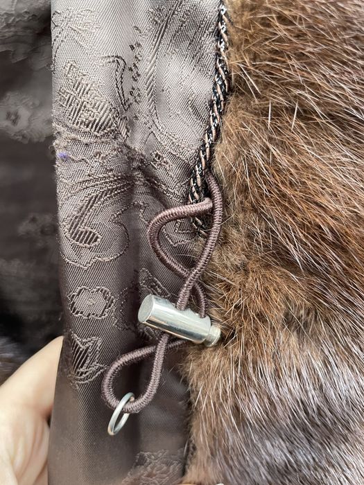 Норковая шуба с капюшоном Udekasi Furs