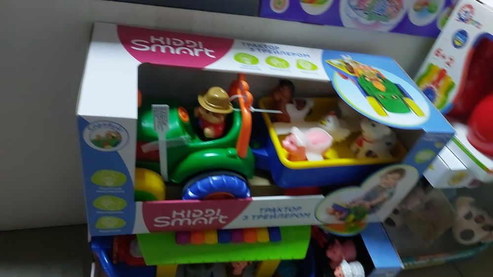 Ноїв,ноєв ковчег,трактор ,паравоз kiddismart