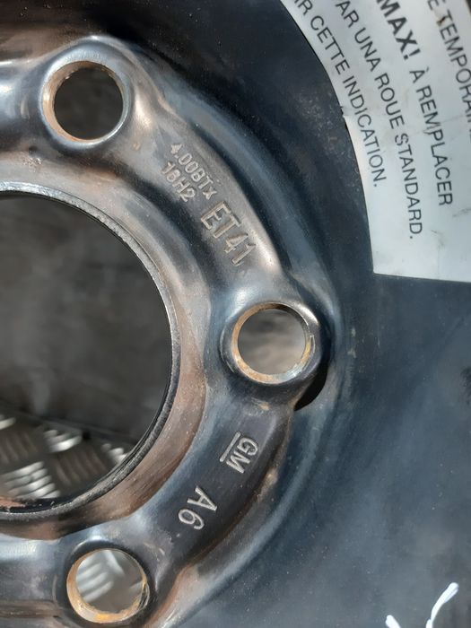 Koło Zapasowe Opel 5X110 Et41 4J Continental 115/70 R16 92M 2160132